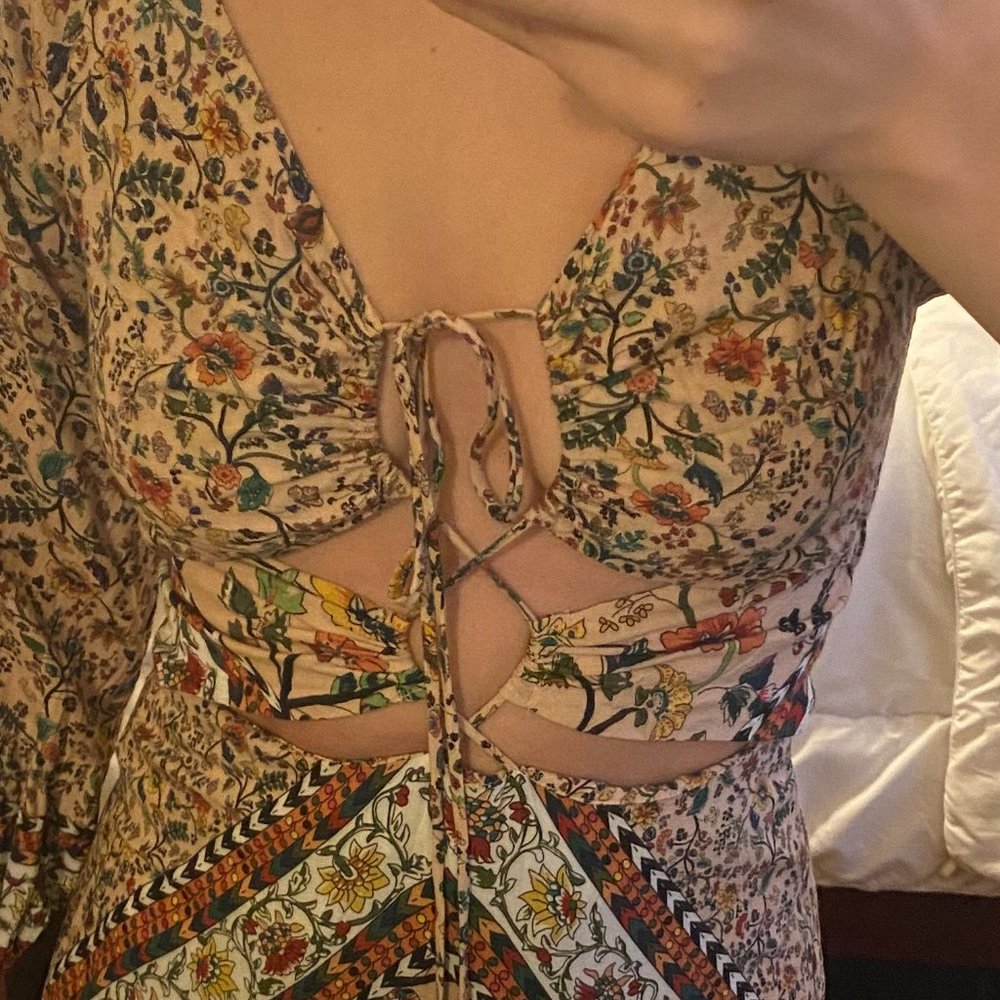 FARM Rio Maxi Patterned Dress